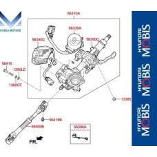 mobis steering column shaft hyundai grandeur 2016-19